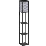 Homcom Modern Shelf Floor Lamp 160cm